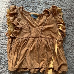 Anthropologie baby doll top
